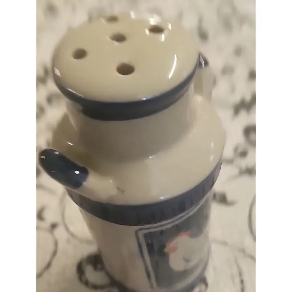 Chicken/Duck  Vintage Milkcan Salt & Pepper Shakers